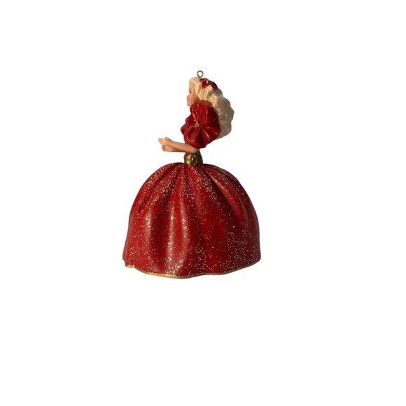 Vintage 1993 Barbie Hallmark Keepsake Ornament Holiday Barbie in Box #1 - Picture 3 of 12